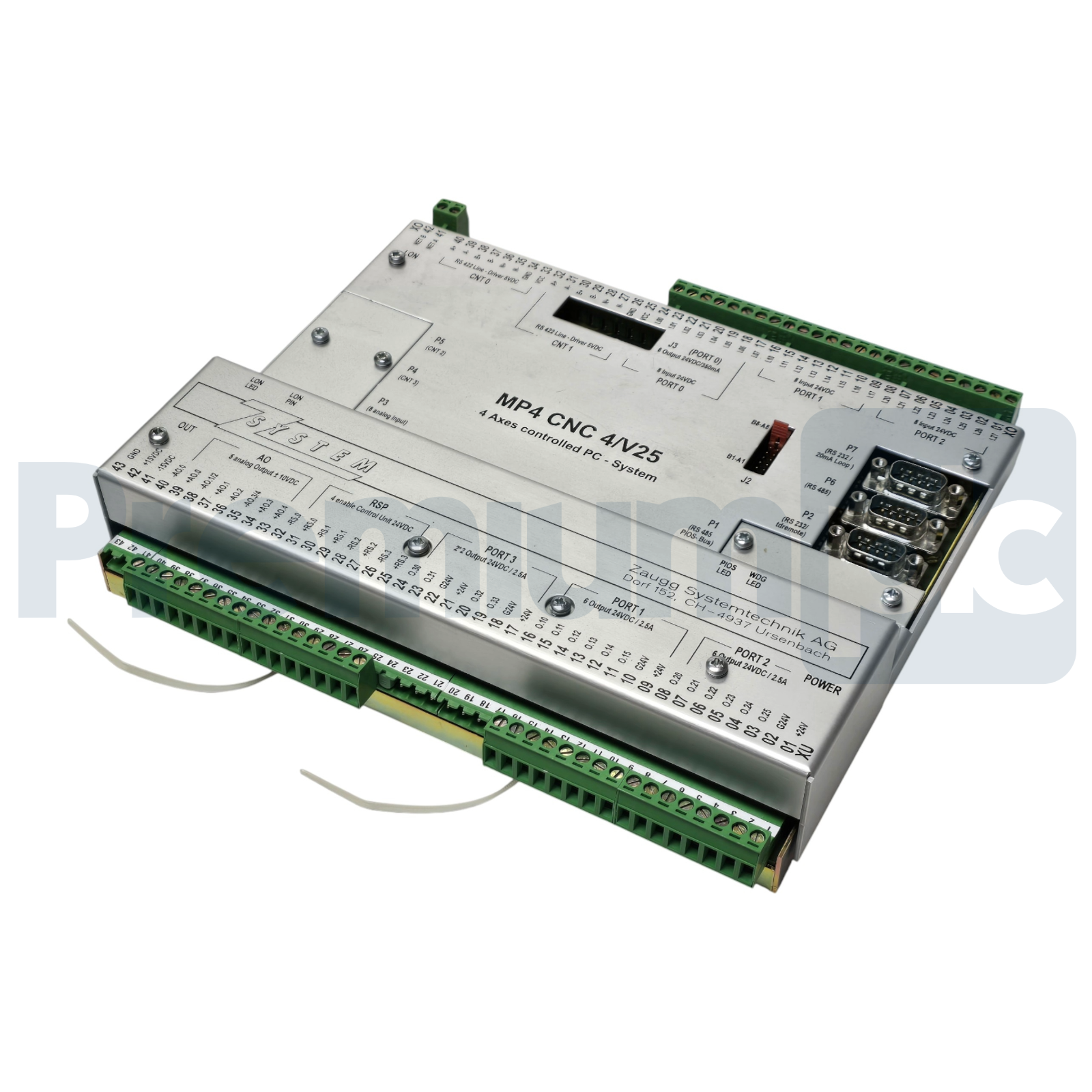 Used Zaugg Z-System MP4 CNC4/V25 CNC 4-Axis Controller PC - System MP4 VA.3-W NSNP