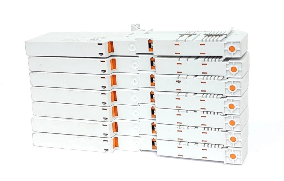 Used LOT OF 7 ALLEN BRADLEY 1734-TOP3 SER. A REV. A01 TERMINAL BASES 1734TOP3