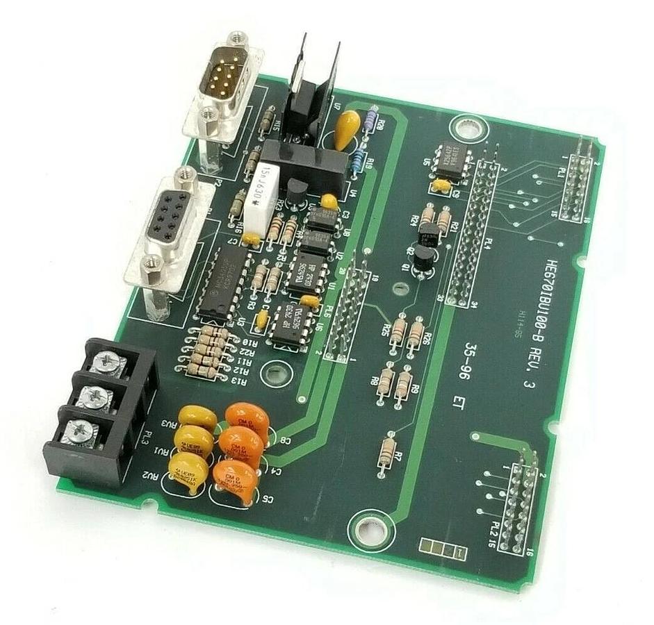 Used HORNER ELECTRIC HE670IBU100-B REV. 3 CONTROL BOARD H114-85 HE670IBU100B