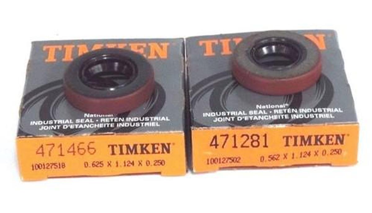 LOT OF 2 NIB TIMKEN OIL SEALS ONE 471466 ONE 471281