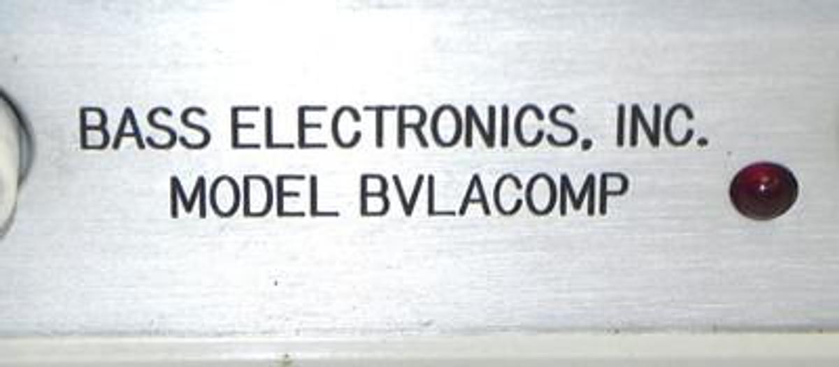 Used BASS ELECTRONICS MODEL BVLACOMP