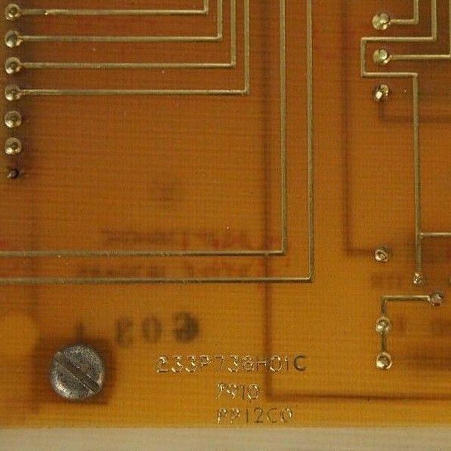 Used WESTINGHOUSE 233P736H01C STYLE: 1870A85 REFERENCE MODULE W/ 233P737H01A