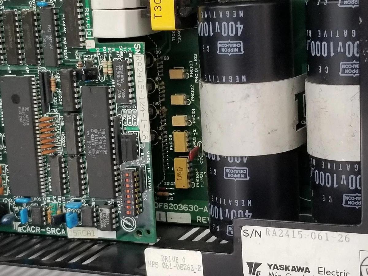 Used YASKAWA SERVOPACK CACR-SR05AC1ER AC SERVO DRIVE 200V, 1CN, HPS 061-00262-0