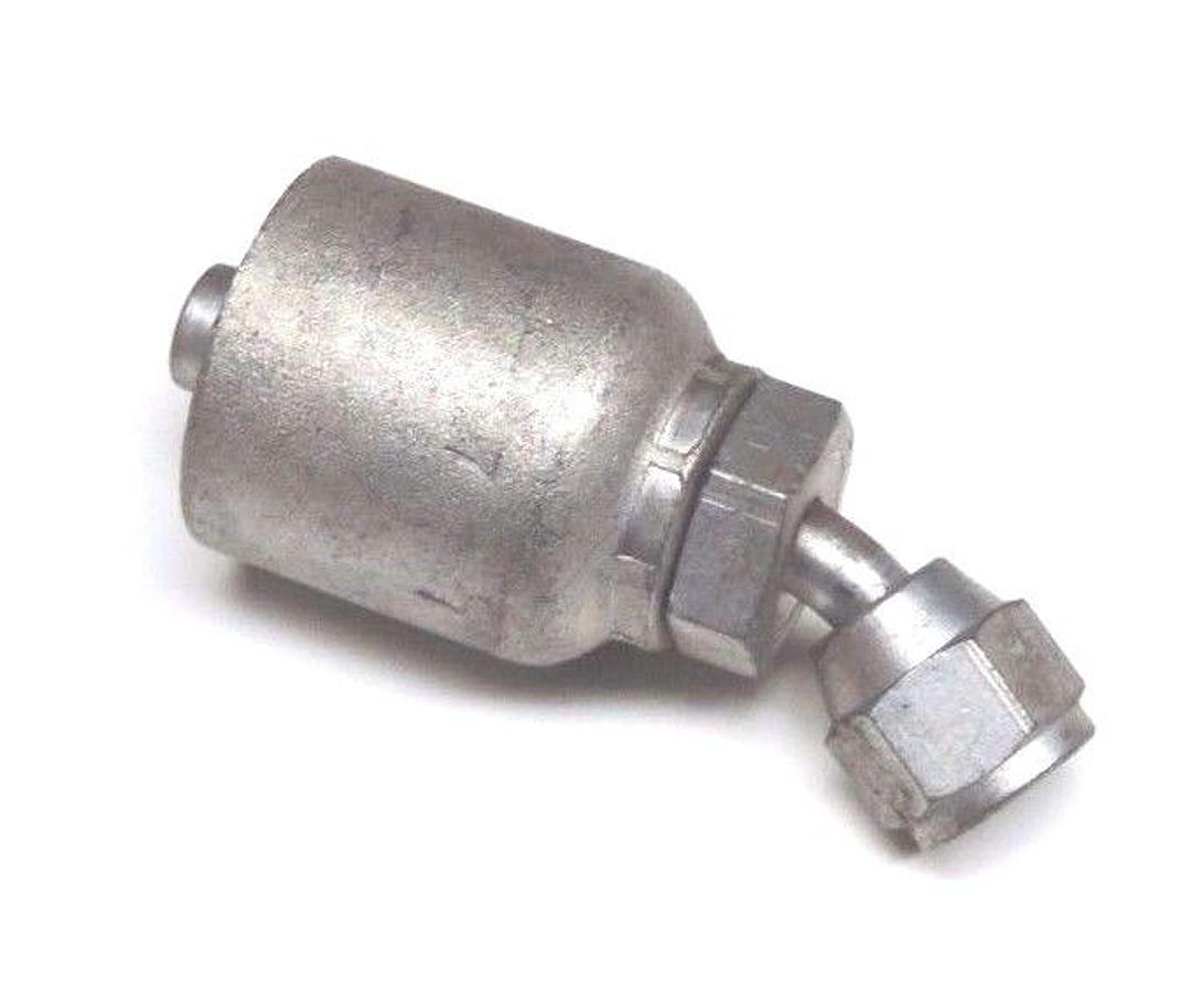 Used LOT OF 7 NEW PARKER 17743-4-6 SWIVEL ADAPTERS 45 DEG 1/4" X 1" I.D. 1774346