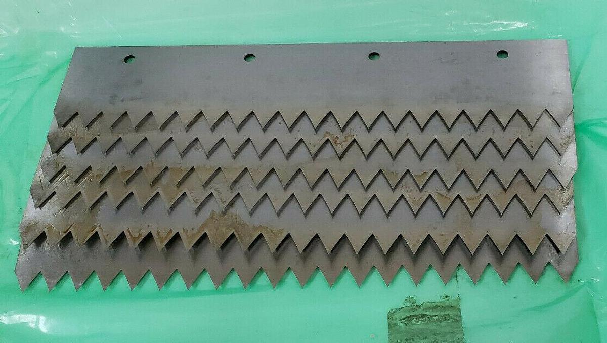Used LOT OF 6 NEW KAMPF MACHINERY 863330136 SLITTER SAW BLADE SEGMENTS L=400MM