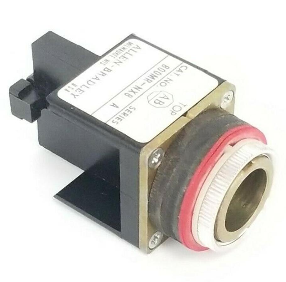 Used ALLEN BRADLEY 800MR-NX8 OPERATOR FOR PUSHBUTTON SWITCH 800MRNX8, SER. A