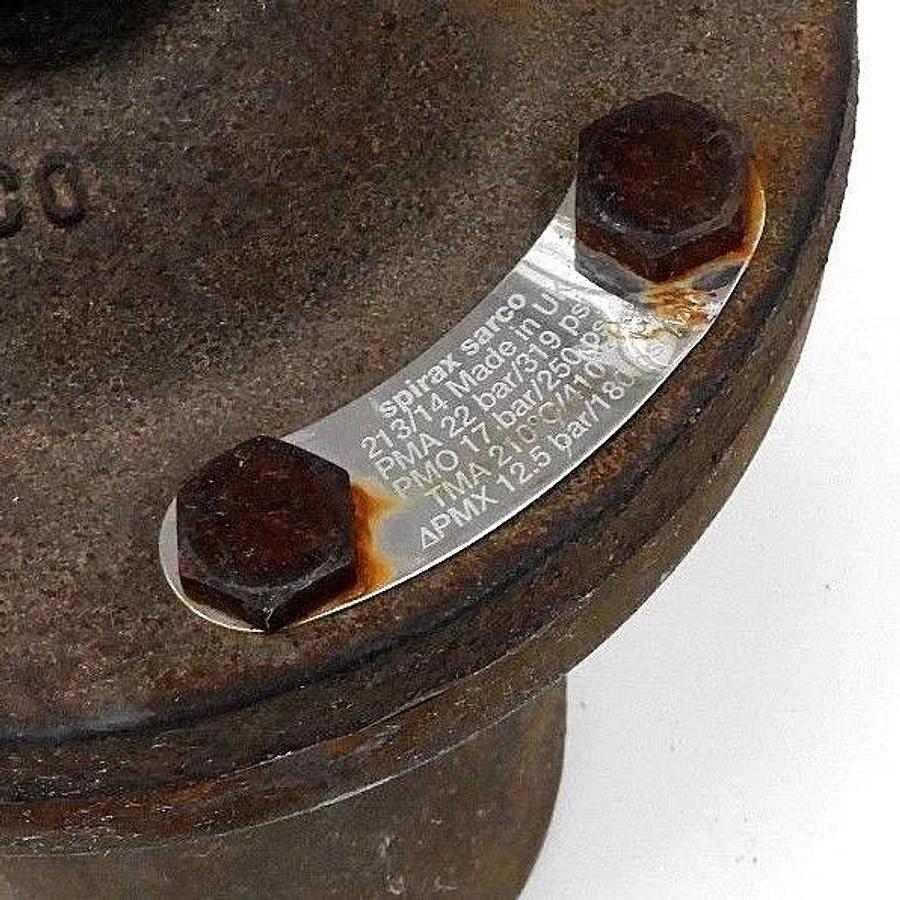 Used SPIRAX SARCO 213/14 STEAM TRAP PMA 22BAR/319PSI, PMO 17BAR/250PSI, TMA 210C/410F