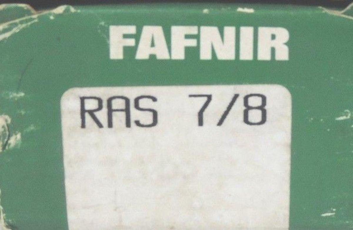 NIB FAFNIR RAS 7/8 PILLOW BLOCK BEARING RAS78