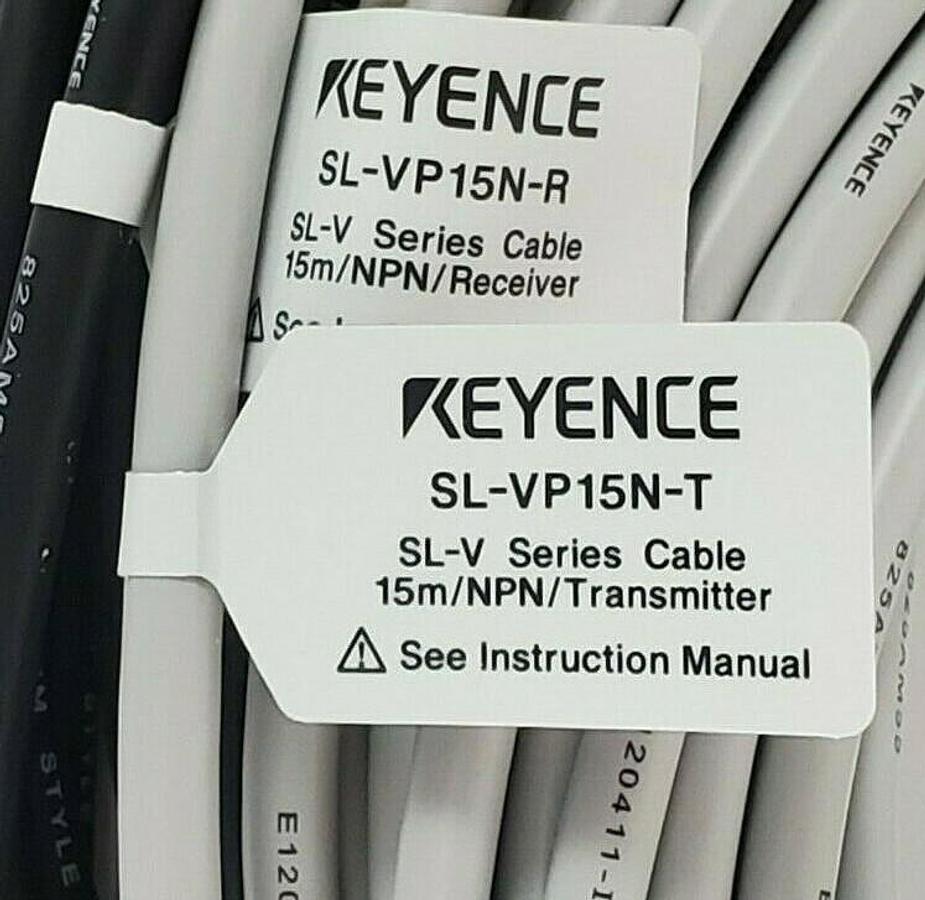 NEW KEYENCE SL-VP15N MAIN UNIT CONNECTION CABLE SLVP15N, 15M