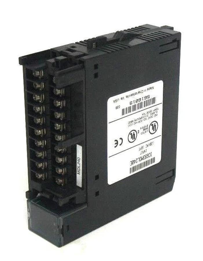 Used GE FANUC IC693MDL240E INPUT MODULE 120VAC INPUT 16PT MISSING DOOR