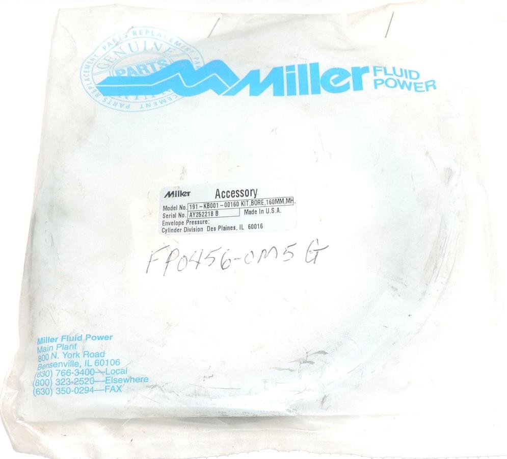 NEW MILLER 191-KB001-00160 KIT, BORE, 160MM, MH, 191KB00100160