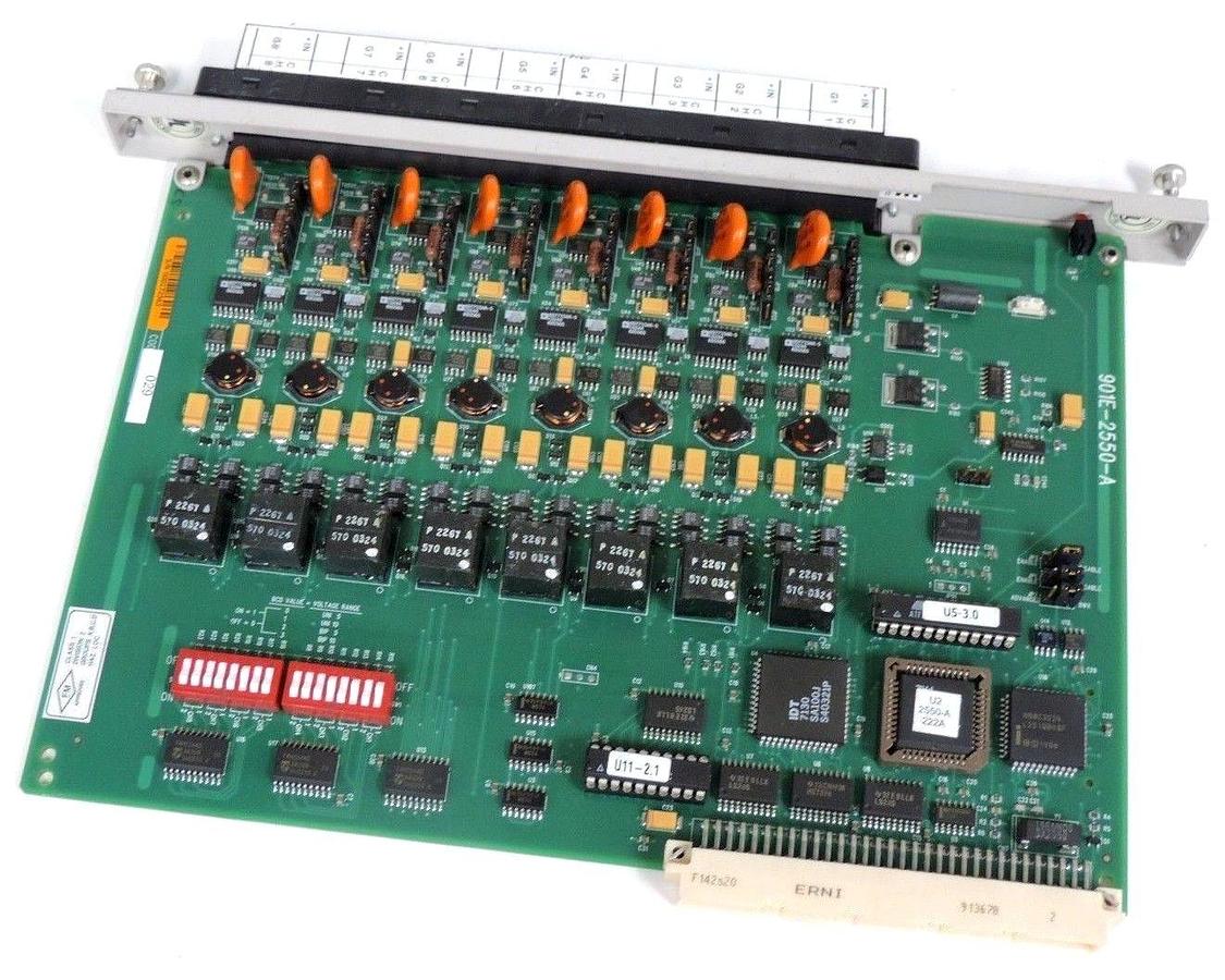 Used CONTROL TECHNOLOGY 901E-2550-A ISOLATED ANOLOG INPUT MODULE 901E2550A