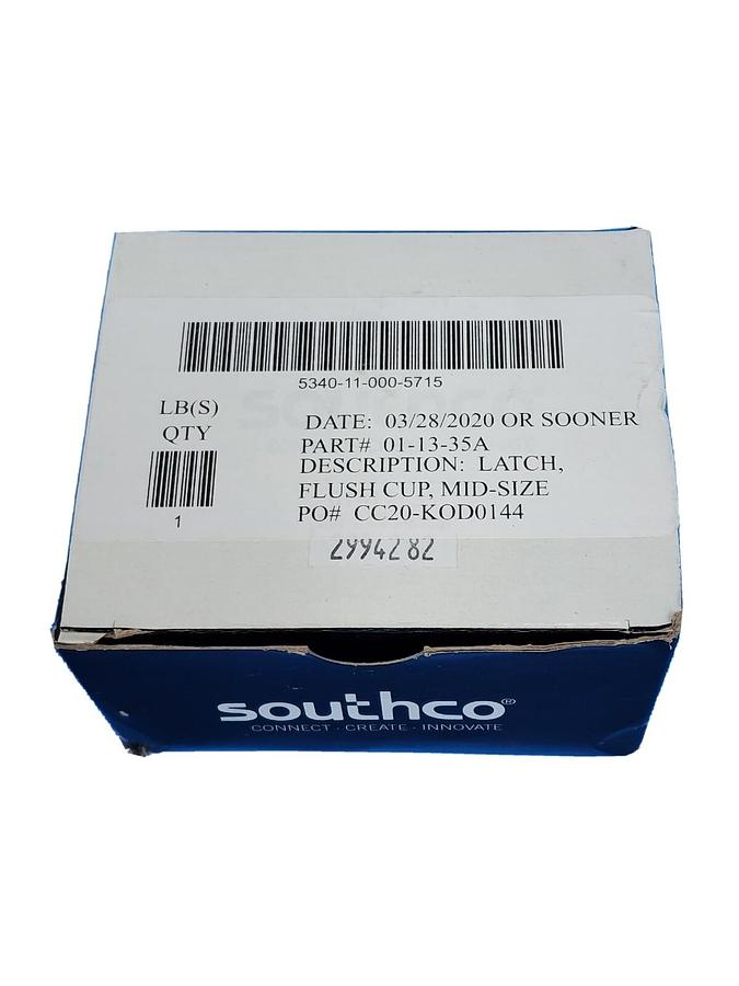 Used NIB SOUTHCO 01-13-35A FLUSH CUP, MID-SIZE LATCH SOUTHCO 01-13-35