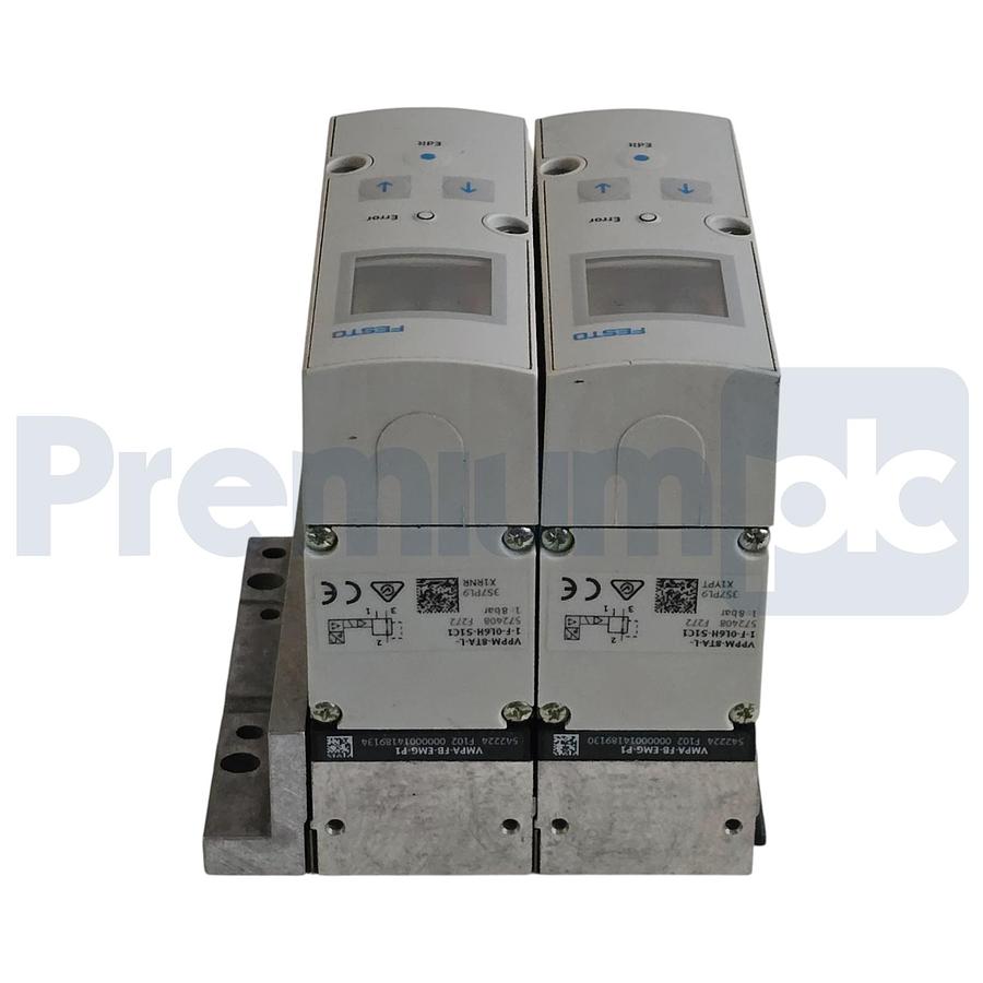 Used (2) Festo VPPM-8TA-L-1-F-0L6H-S1C1 | 572408 Regulator (2) VMPA-FB-EMG-P1 542224