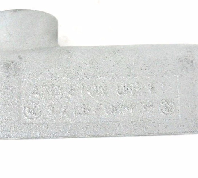 Used LOT OF 13 NEW APPLETON UNILET 3/4" FORM 35 ELBOW ENCLOSURES 6 AWG MAX, 7.5 CU IN
