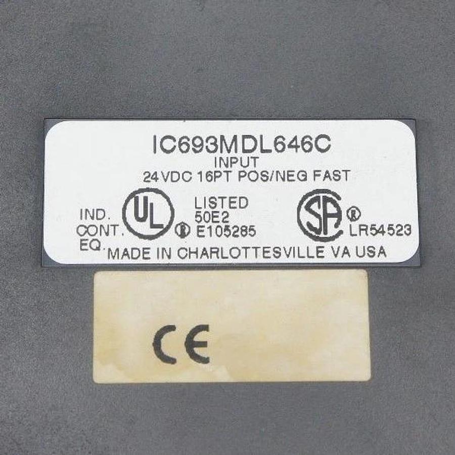 Used LOT OF 11 GE FANUC IC693MDL646C INPUT MODULES 24VDC 16PT POS/NEG FAST