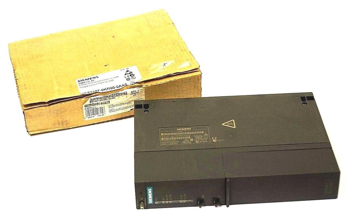 Used NEW SIEMENS 6ES7407-0KR00-0AA0 POWER SUPPLY MODULE PS407 6ES74070KR000A00