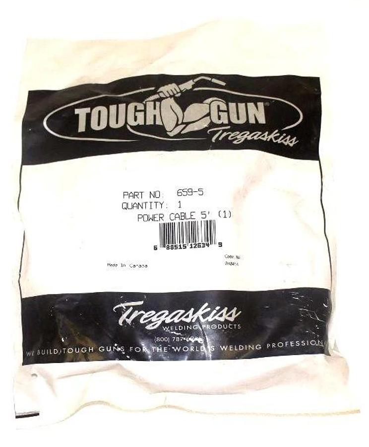 Used NEW TREGASKISS 659-5 POWER CABLE 5' 6595