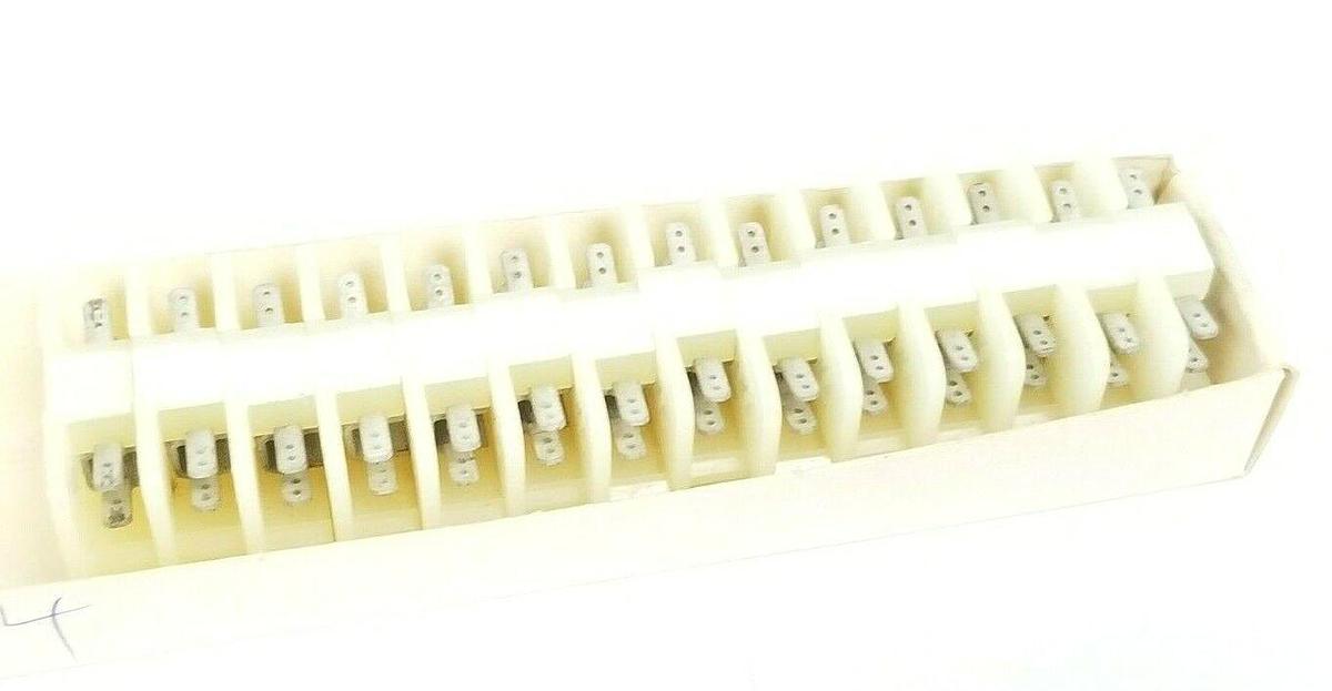 Used LOT OF 14 NIB ALLEN BRADLEY 1492-F4 PUSH-ON TERMINALS SER. A #18 WIRE & SMALLER