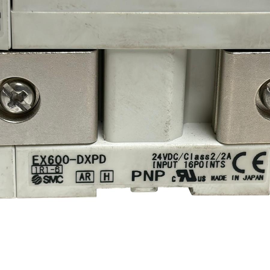 Used SMC EX600-SEN3 EtherNet IP Valve Manifold VQ2000 EX600-DXPD 6-Station