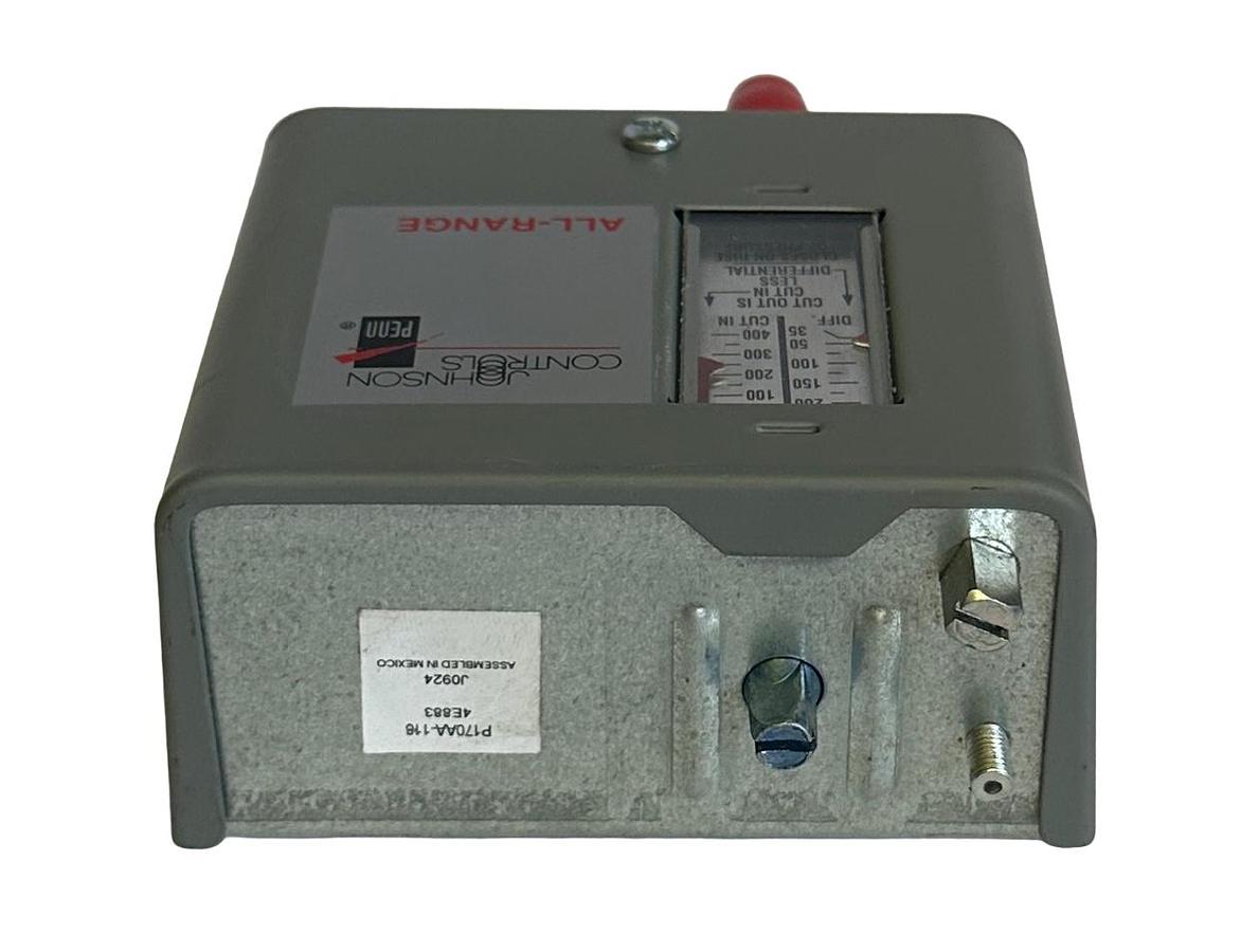 Used NEW JOHNSON CONTROLS PENN P170AA-118 / P170AA118 HIGH PRESSURE OPEN-LOW SWITCH
