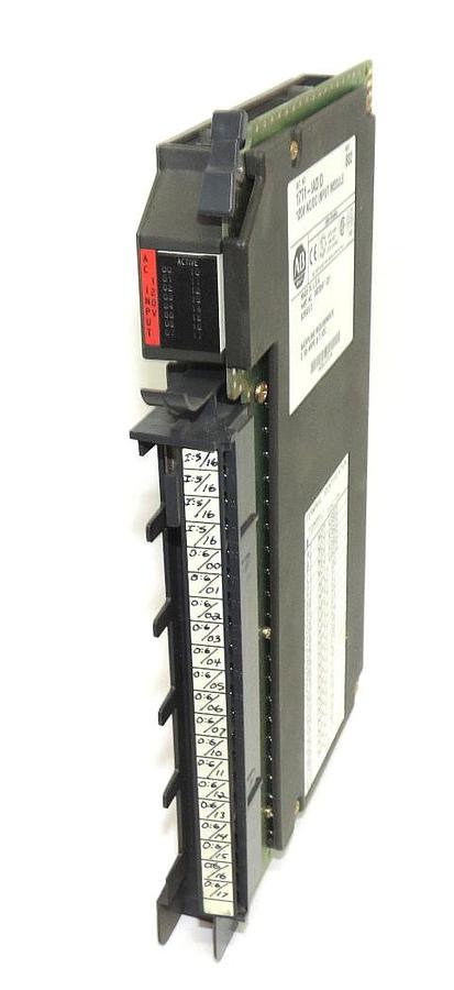 Used ALLEN BRADLEY 1771-IAD/D REV. B02 INPUT MODULE W/ 1771-WH, 1771IAD, 1771-IAD