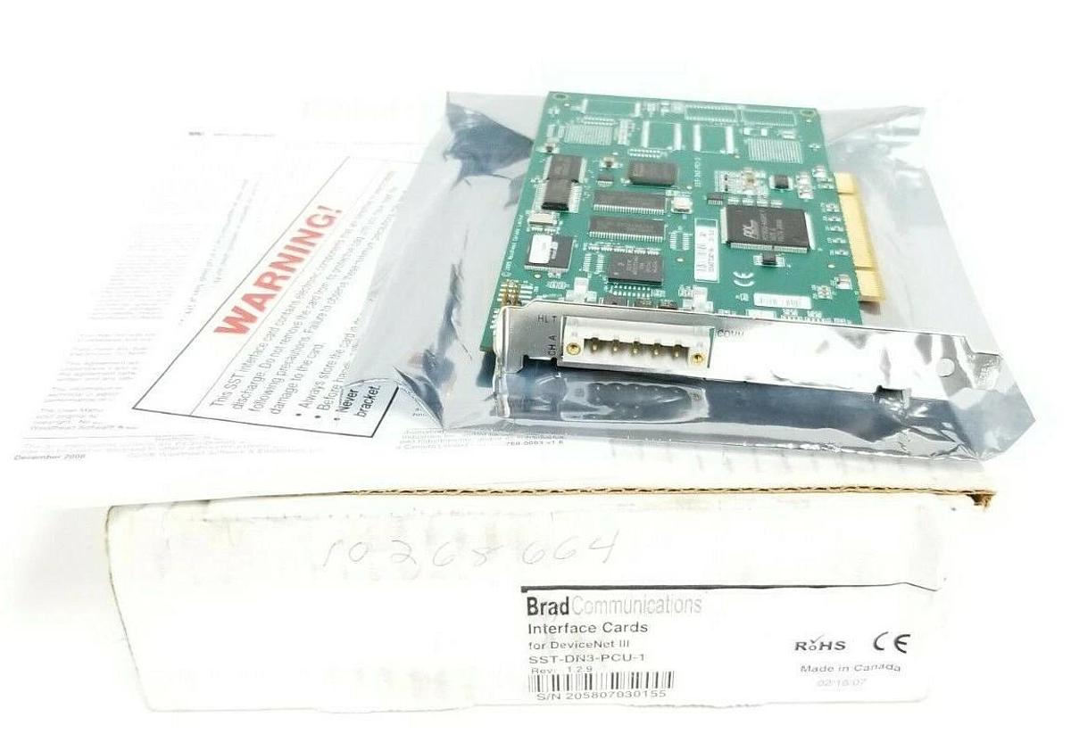 Used NIB WOODHEAD / ABB SST-DN3-PCI-2 INTERFACE CARD DSQC-658 3HAC-025779-001