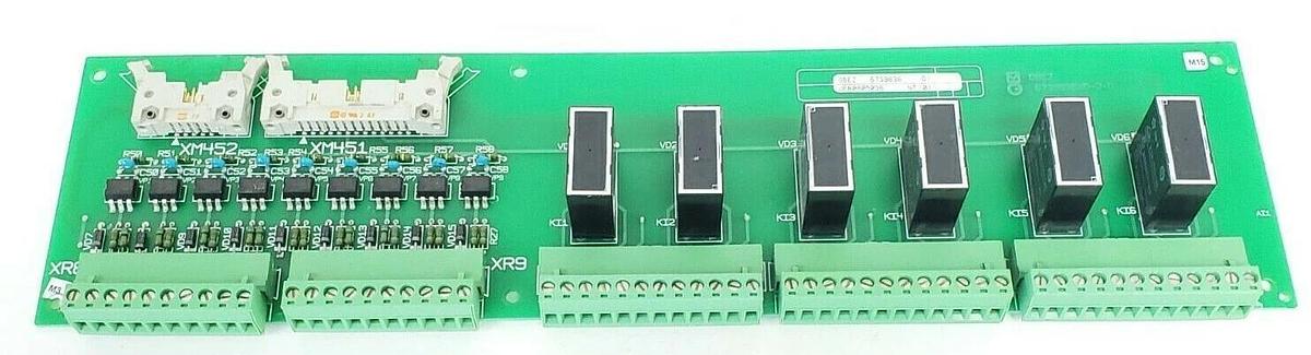 Used MERLIN GERIN OBEZ 6739835XD-2-D PLC PC BOARD 6739835XD-1-D