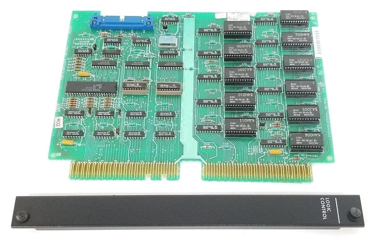 Used GE FANUC IC600CB502L ADV LOGIC CTL BOARD ASM. NO. 44A297094-G02, IC600-FP501K