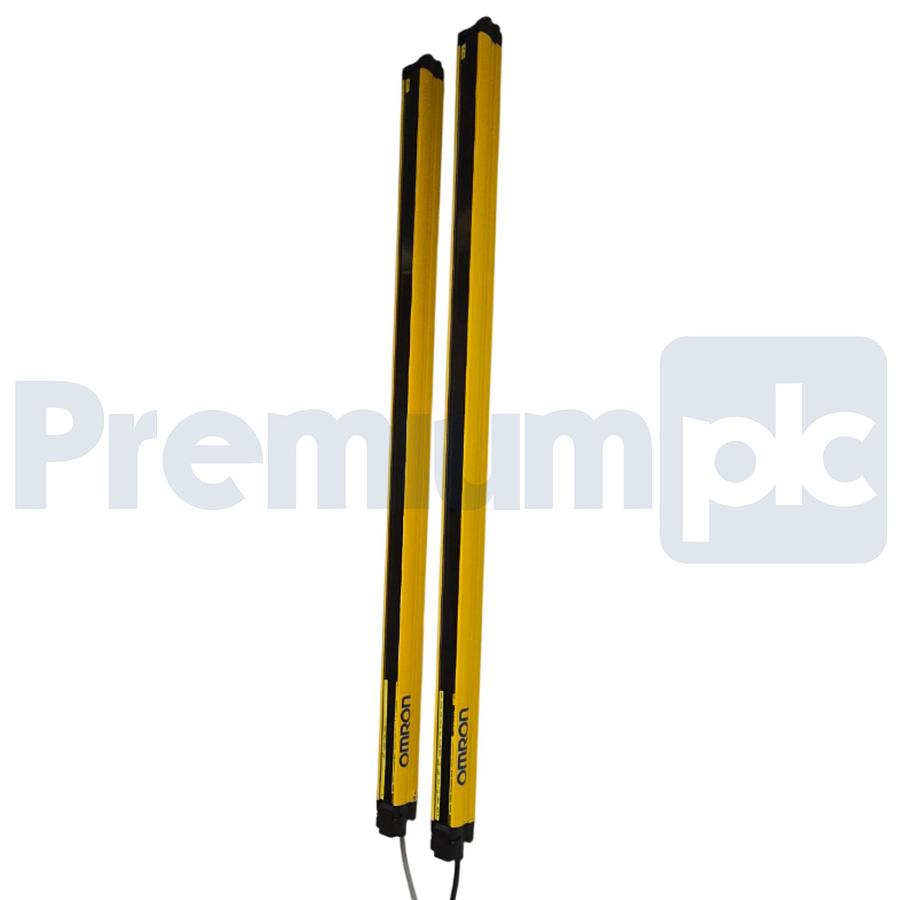Used OMRON STI F3SG-4RA0800-14 F3SG-RA SAFETY LIGHT CURTAIN SET 14mmx800mm 24VDC NSNP
