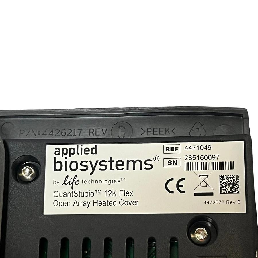 Applied Biosystems QuantStudio 12K Flex Open Array Heated Cover 4471049 w/ Case