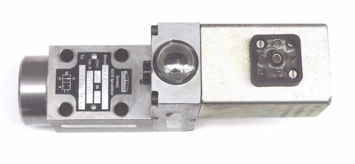 Used REPAIRED HAUHINCO TYP: S6N2310/E6-2IN SOLENOID VALVE MEDIUM HFA, FAB. NR. 9138