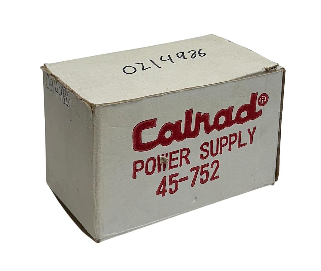 Used CALRAD 45-752 DV-1212A POWER SUPPLY 117VAC 50Hz 40W INPUT 24VDC 1.2A OUTPUT NSMP