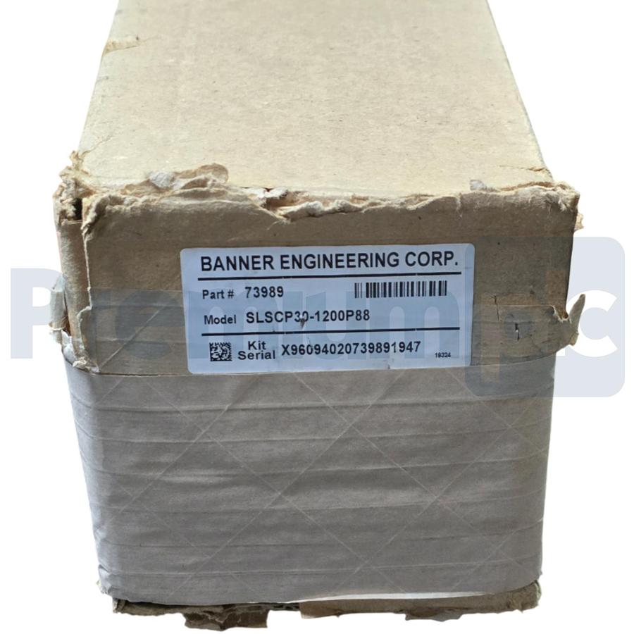 Used BANNER SLSCP30-1200P88 EZ-SCREEN 14/30 SAFETY LIGHT CURTAIN SET P/N: 73989 NSMP