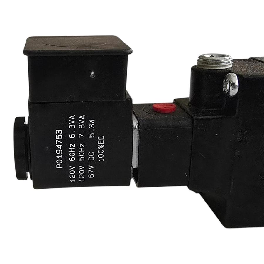 Parker B5C00124 B5 Series Pneumatic Solenoid Valve 4-Way 2-Pos 1/4"NPT 120V NSNP