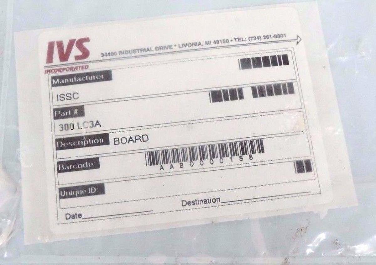 Used REPAIRED ISSC 300-LC3A LOGIC BOARD 0-16-09-090 REV C 300LC3A