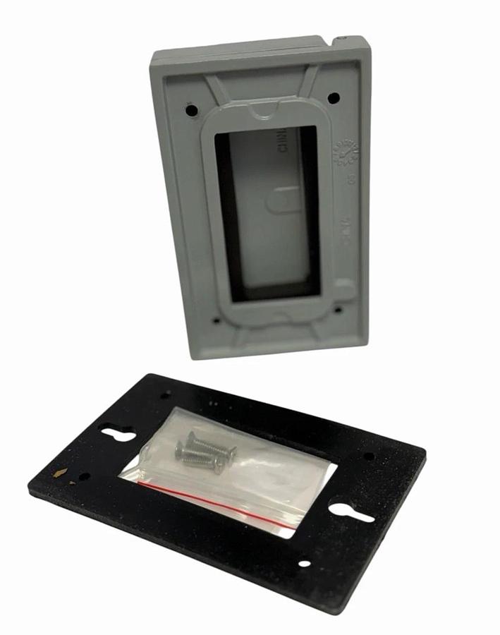 NIB CROUSE-HINDS WLGF FS RECEPTACLE COVER 1 GANG DVC MOUNT-HORIZONTAL