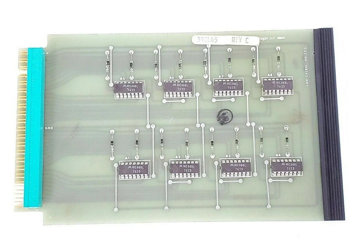 Used HAGAN 398545 DIGITAL COMP 3 BOARD REV. C 398542-002