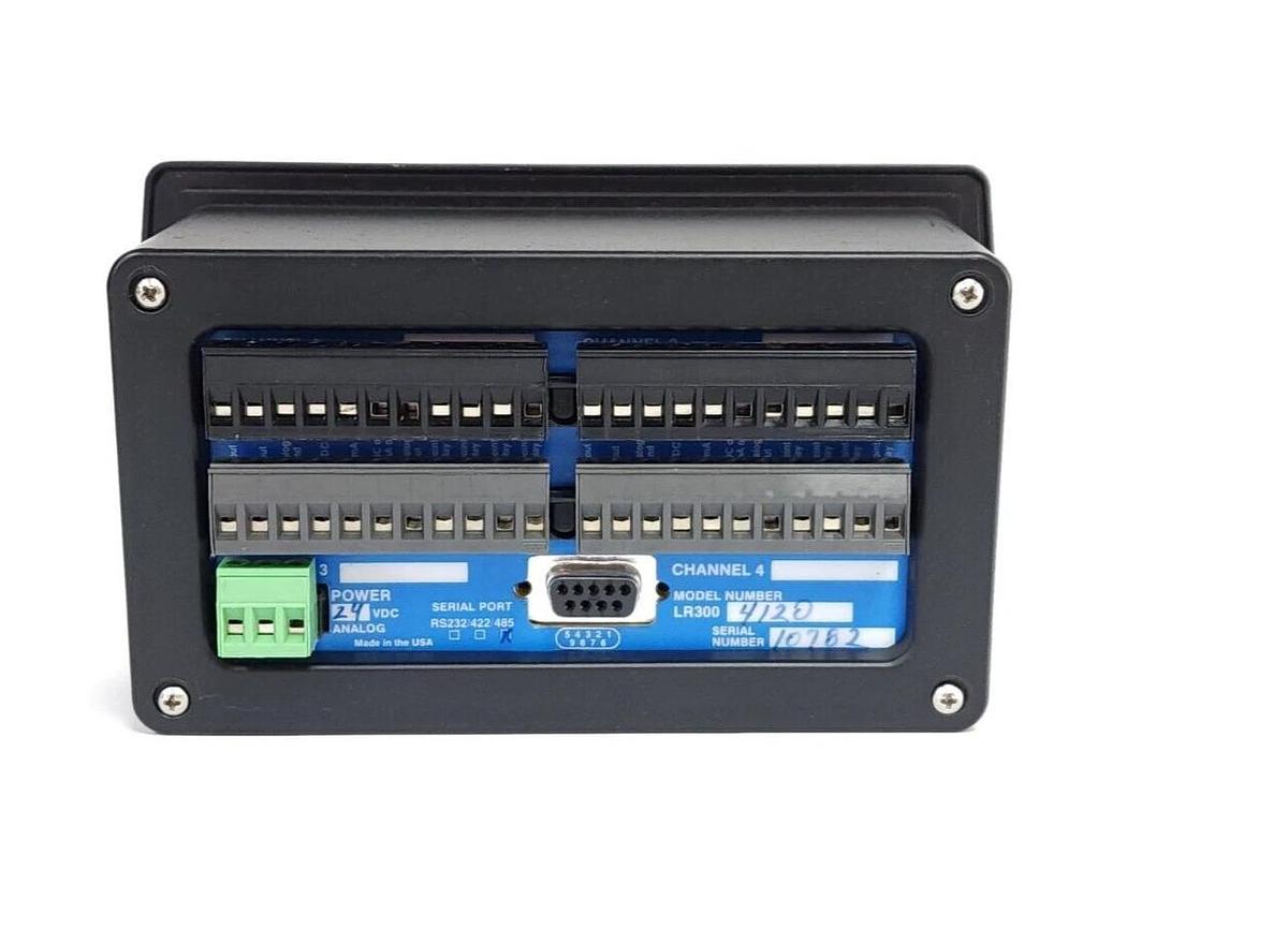 Used SPAN INSTRUMENTS LR300-4120 CONTROLLER 24VDC 4 CHANNEL WITH DISPLAY