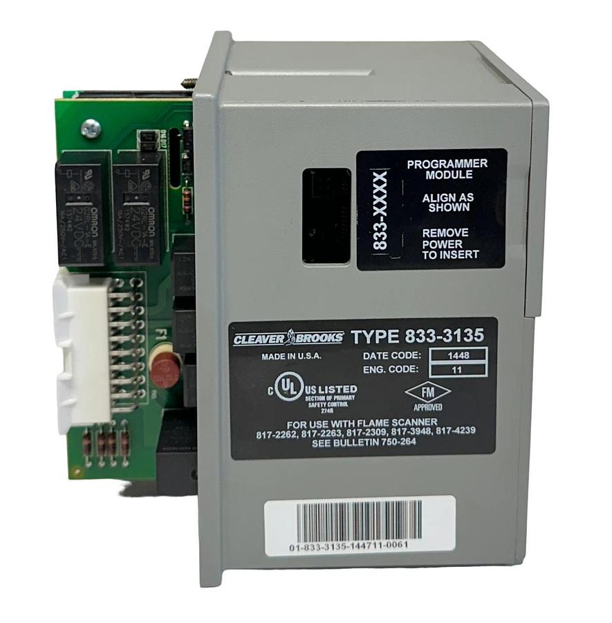 CLEAVER BROOKS 833-3135 / 8333135 UV AMPLIFIER BURNER SAFETY LOGIX CONTROL NSNP