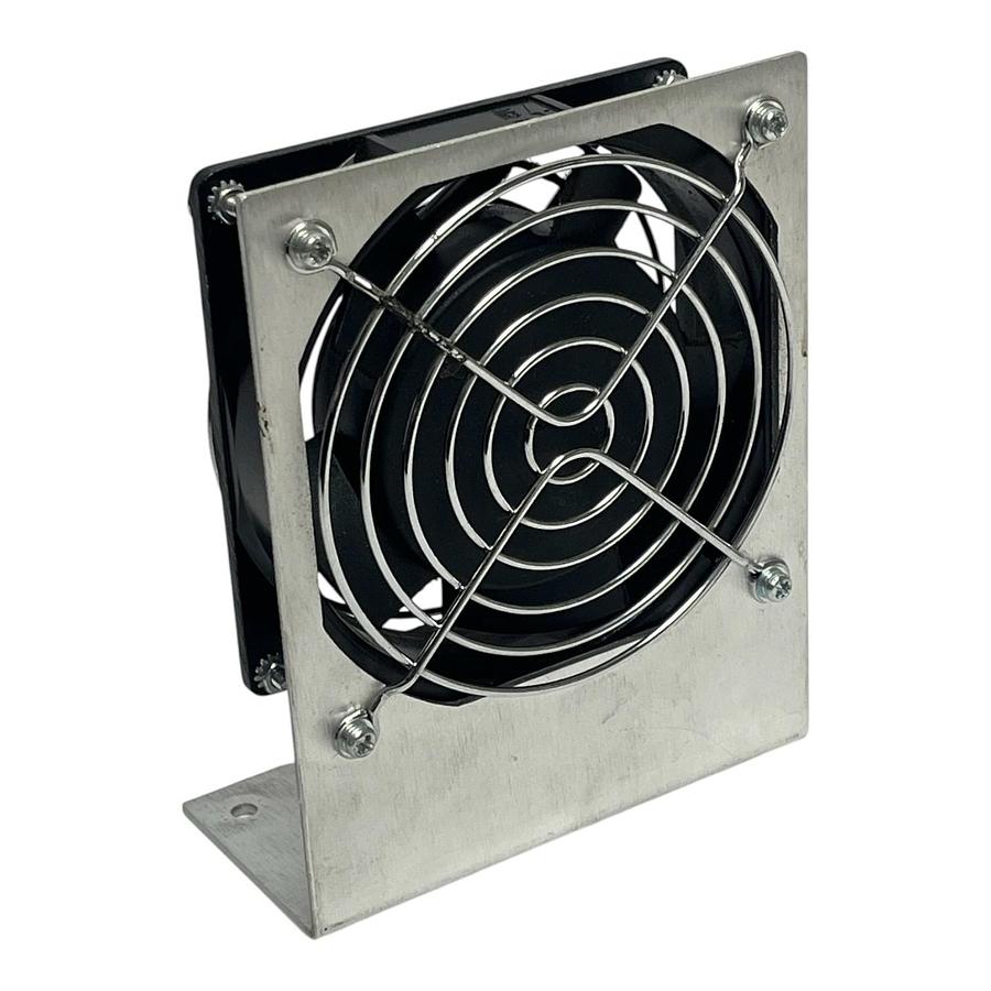 Used Sunon SF11592A 1092HBT AC Axial Fan 115V 92mm w/ Aluminum Bracket & Grills