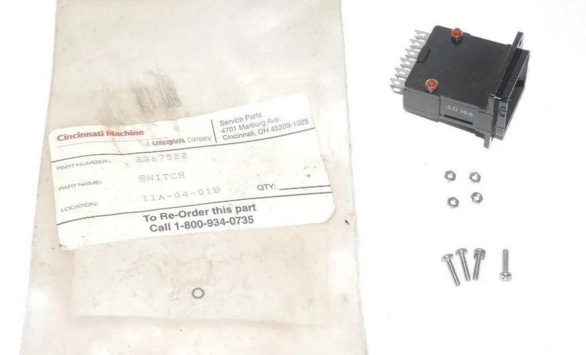 Used CINCINNATI MACHINE 16 POSITION THUMBWHEEL SWITCH LWC1101
