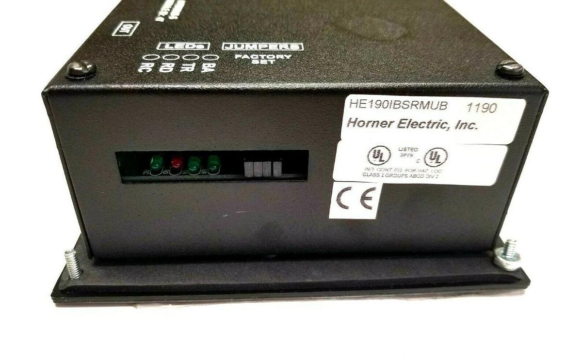 NEW HORNER ELECTRIC HE190IBSRMUB REMOTE MESSAGE UNIT 24VDC RS-485