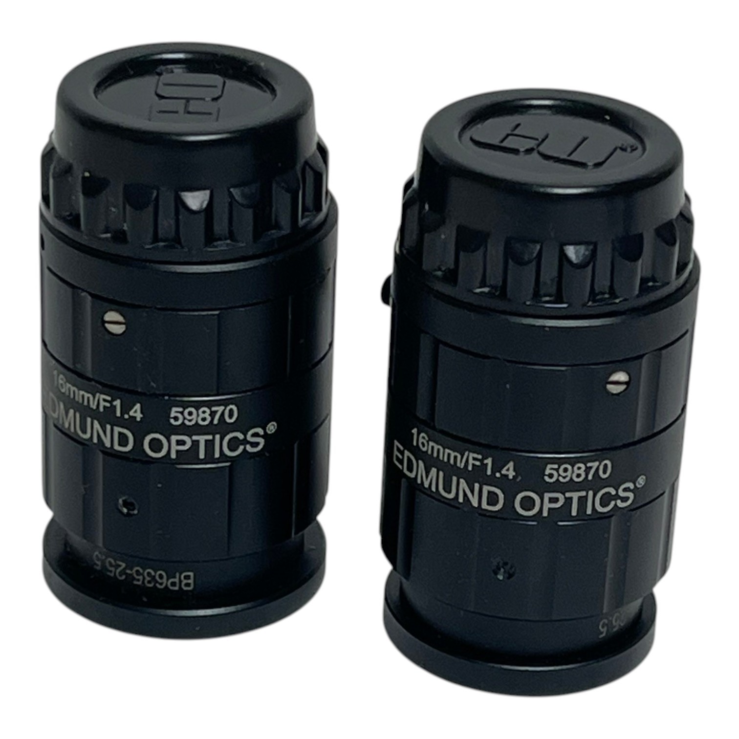 Used Lot of 2 Edmund Optics 59870 16mm F1.4 Lenses MidOpt BP635-25.5 Filters New