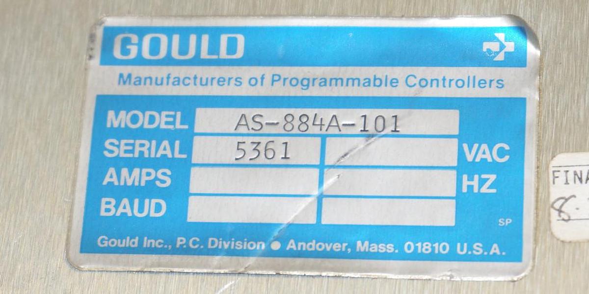 Used MODICON AS-884A-101 CPU MODULE AS884A101