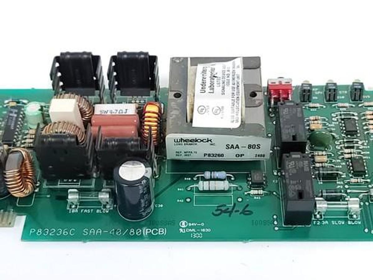 Used WHEELOCK SAA-80S P83236C SAA-40/80(PCB) AUDIO AMPLIFIER SAA80S