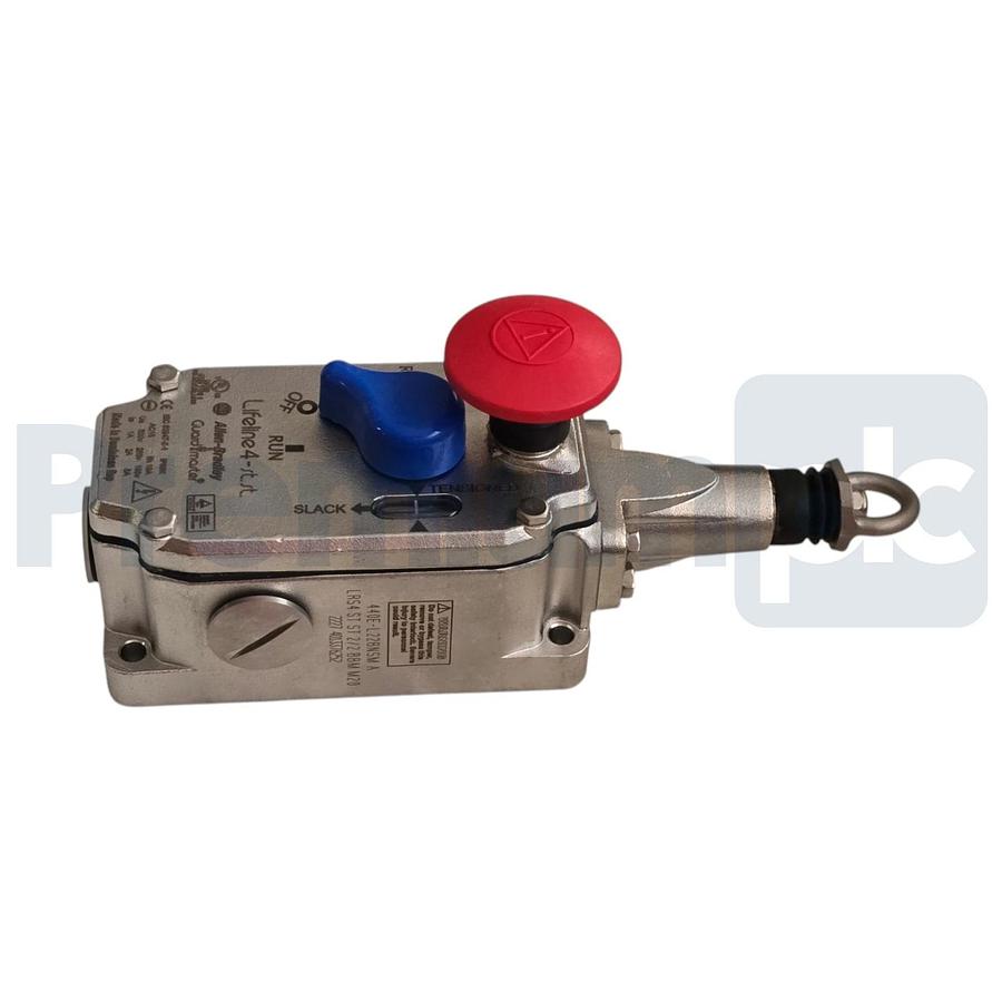 Surplus Allen Bradley 440E-L22BNSM /A Guardmaster Lifeline 4 Cable Pull Switch