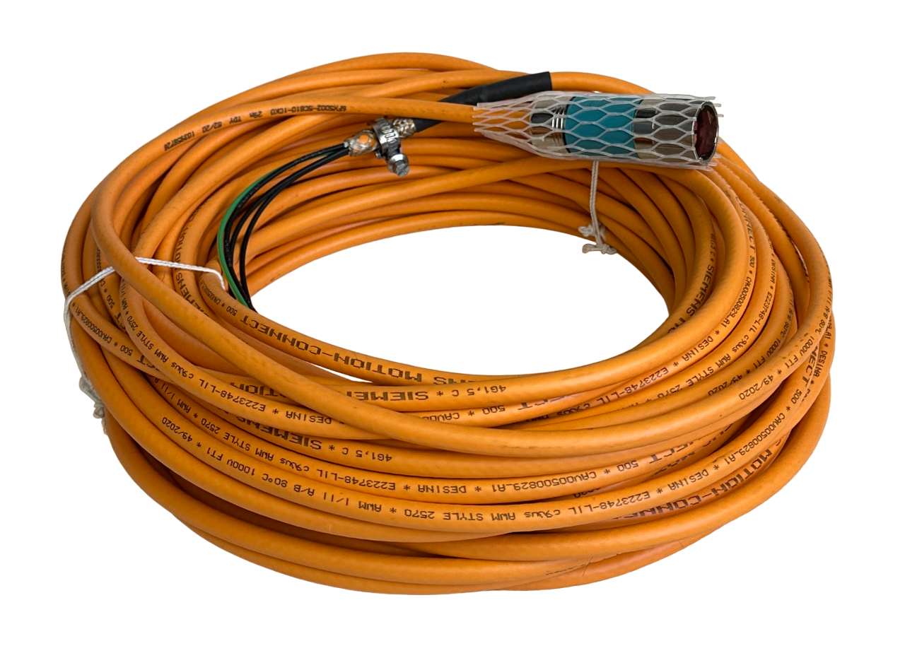 Used NEW SIEMENS 6FX5002-5CG10-1CK0 / 6FX50025CG101CK0 MOTION-CONNECT 500 CABLE 29M