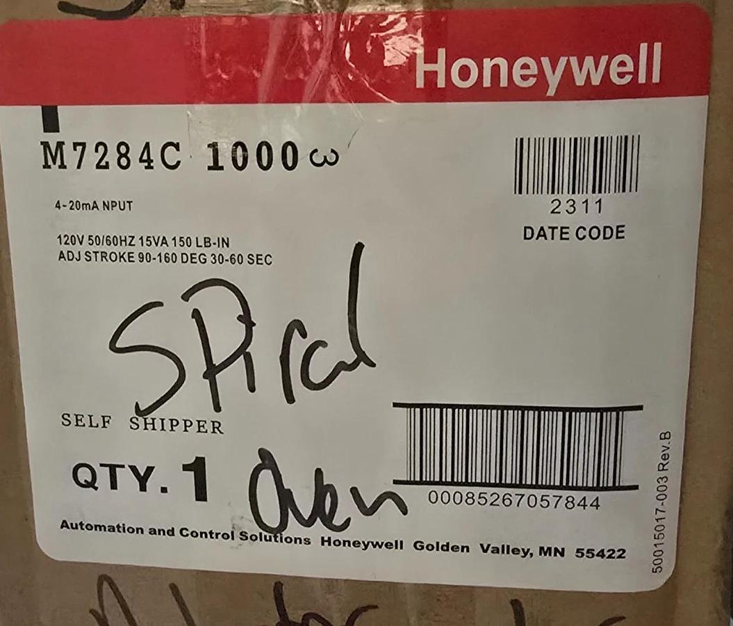 Honeywell M7284C1000 Modutrol IV Motor 120V 50/60Hz 15VA M7284C 1000 NSMP