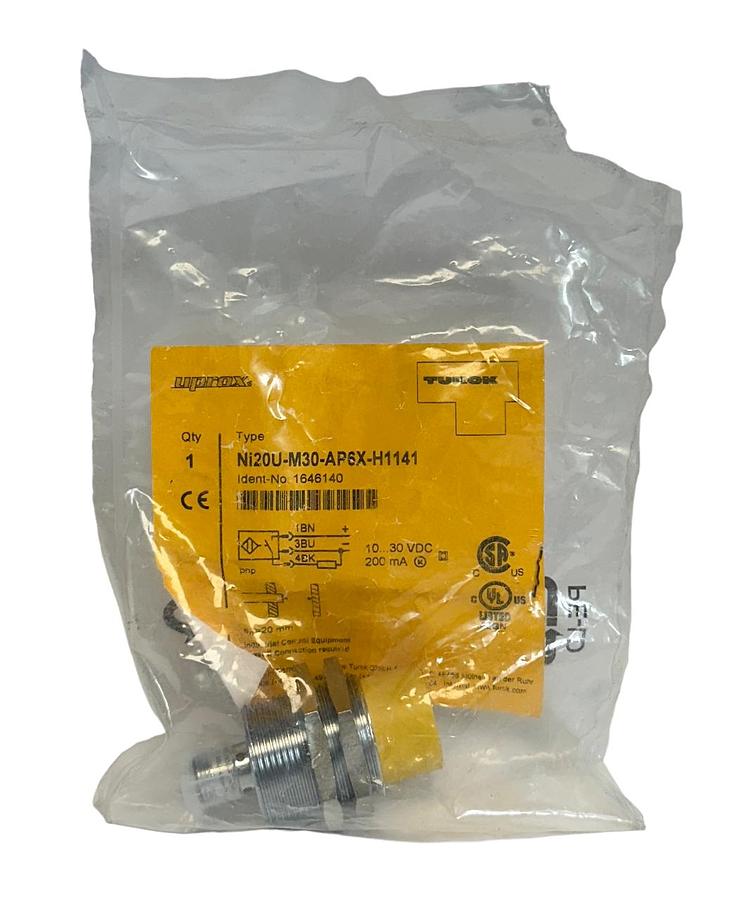 Used TURCK Ni20U-M30-AP6X-H1141 / 1646140 UPROX PROXIMITY SENSOR 10-30VDC 200mA NSMP